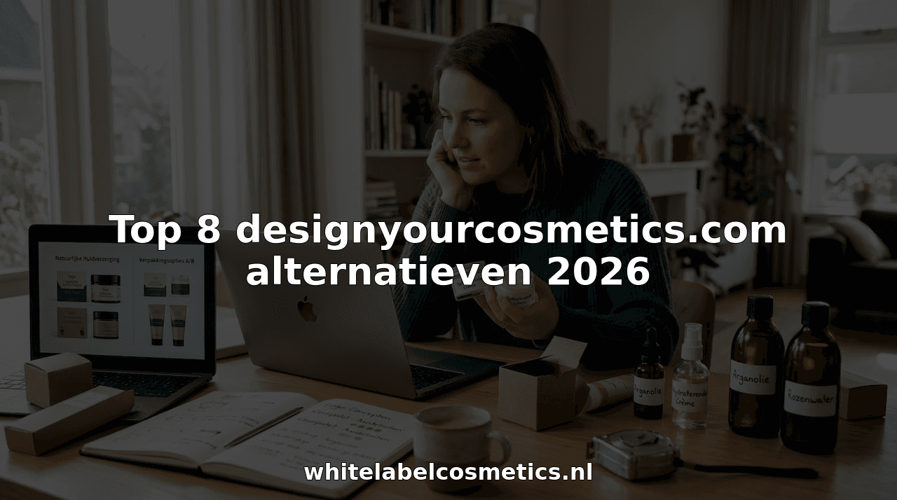 Top 8 designyourcosmetics.com alternatieven 2026